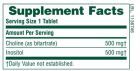 Choline Complex with Inositol 500mg - 60 Softgels