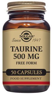 Taurine 500 mg 50 Capsules