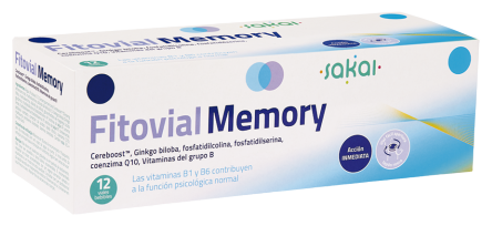 Memory fitovial activates the mind 12 Vials