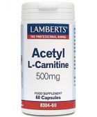 Acetyl L-carnitine 500 mg HCL