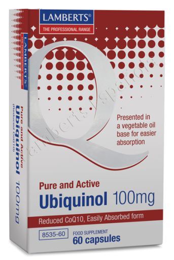 Pure and active ubiquinol co Q10 100 mg