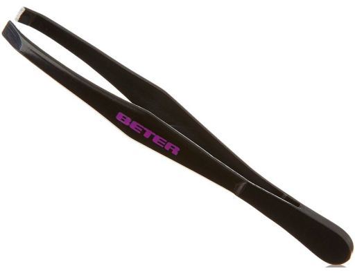 Blued straight-tip tweezers