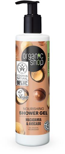 Nourishing Macadamia and Avocado Shower Gel 280 ml