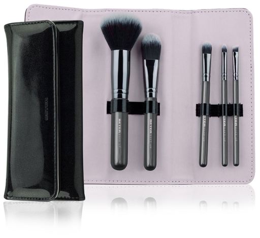 Black Day to night collection 3 Brushes + 2 Brushes + Case