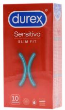 Sensitive Slim Fit Condoms 10 units