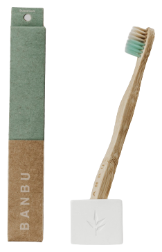 Junior Green Bamboo Toothbrush