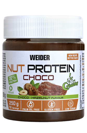 Nut Protein Cocoa Cream and Crunchy Hazelnuts 250 gr