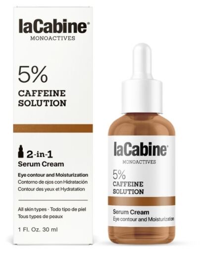 Monoactives 5% Caffeine Solution Cream Serum 30 ml