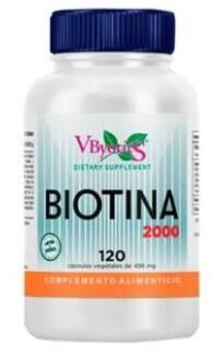 Biotin 2000 mcg 120 Vegetable Capsules