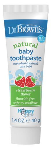 Natural Strawberry Children&#39;s Toothpaste 0-3 Years 40 gr