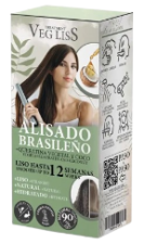 Brazilian Straightening With Vegetable Keratin And Coconut 2 Units