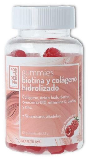 Fortederma Biotin Hydrolyzed Collagen 60 grummies